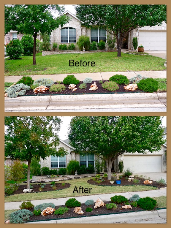 NEW XERISCAPED FRONT YARD | Central Texas Gardening